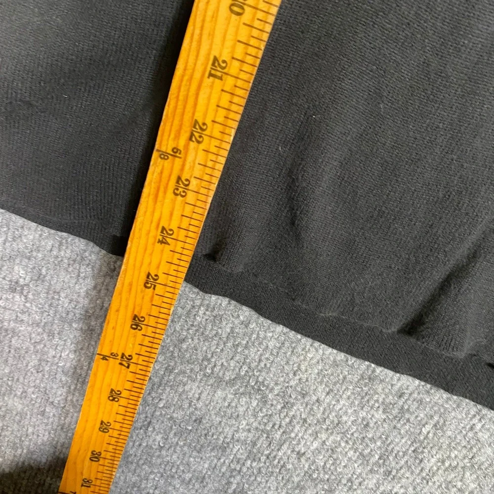 Polo Jeans Co Ralph Lauren Mens Black Ribbed V-Neck Cotton Sweater Small RL Logo
